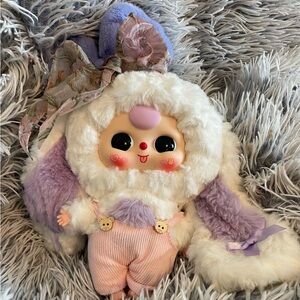 Adorable pink outfit with floral bow ( doll NOT INCLUDED)